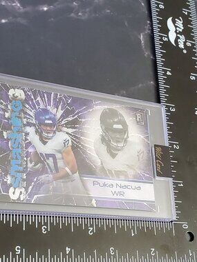 Puka Nacua 2023 Wild Card Football Smashing Encased /75  RC AS-PN   Rams